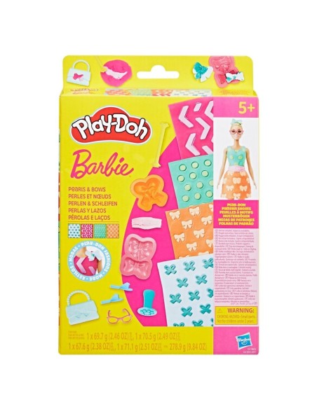 Play-Doh Barbie, Pack de accesorios Perlas y lazos