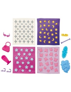 Play-Doh Barbie, Pack de accesorios Brillos y gemas 2