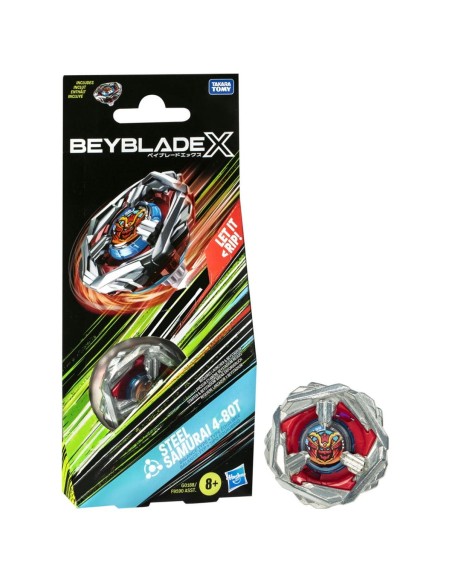 Beyblade X, Kit de refuerzo con top Steel Samurai 4-80T