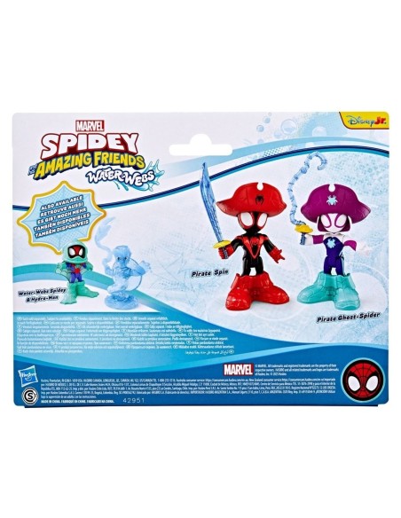Marvel Spidey and his Amazing Friends Water-Webs Miles "Spin" Morales y Ghost-Spider