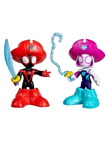 Marvel Spidey and his Amazing Friends Water-Webs Miles "Spin" Morales y Ghost-Spider