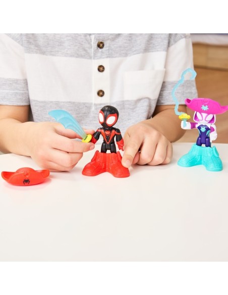 Marvel Spidey and his Amazing Friends Water-Webs Miles "Spin" Morales y Ghost-Spider