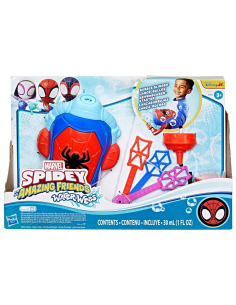 Spidey and his Amazing Friends Water-Webs Lanzaburbujas Electrónico 2