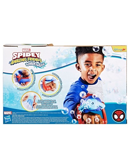 Spidey and his Amazing Friends Water-Webs Lanzaburbujas Electrónico