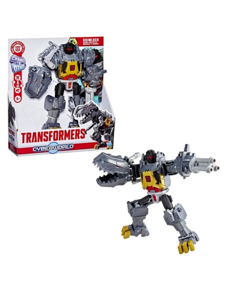 Transformers CYBERWORLD Mandíbulas de Batalla Grimlock