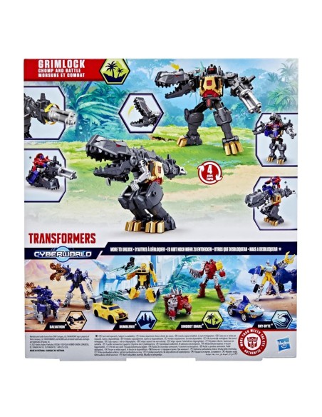 Transformers CYBERWORLD Mandíbulas de Batalla Grimlock