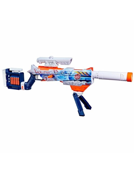 NERF LOADOUT - ARCTIC ZEROSTRIKER - LANZADOR DE DARDOS DE ESPUMA Y 24 DARDOS NERF N1