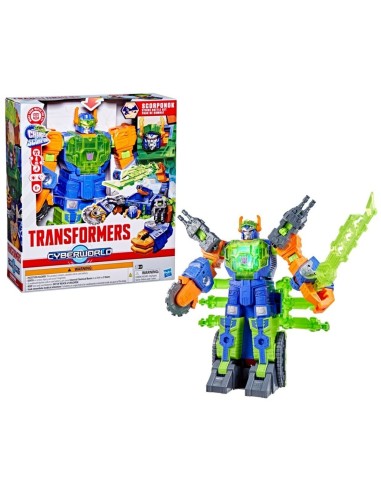 Transformers CYBERWORLD Set de Batalla y Ataque Scorponok