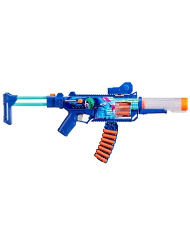 NERF LOADOUT - CYBERLIGHT GHOST - LANZADOR D E DARDOS DE ESPUMA Y 24 DARDOS NERF N1