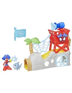 MARVEL SPIDEY AND HIS AMAZING FRIENDS JUGUETES WATER-WEBS ISLA SPIDEY