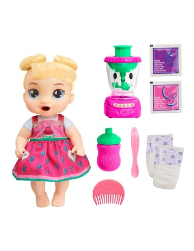 BABY ALIVE - DELICIOSOS BATIDOS - MUÑECA BEBÉ HARPER HUGS