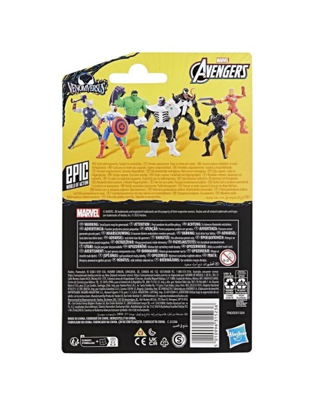 Marvel Avengers, VenomVersus, Epic World of Action, Figura de acción de Anti-Venom Capitán América