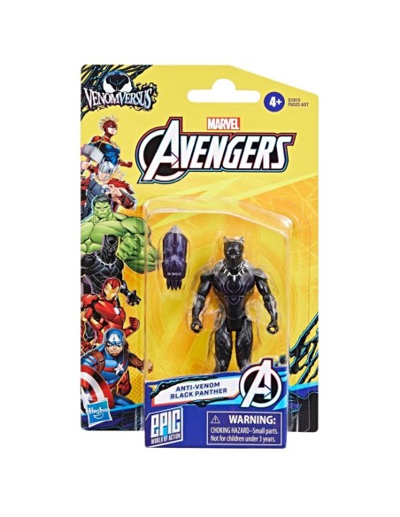 Marvel Avengers, VenomVersus, Epic World of Action, Figura de acción de Anti-Venom Black Panther