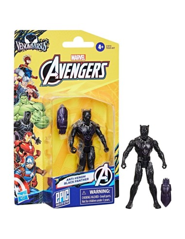 Marvel Avengers, VenomVersus, Epic World of Action, Figura de acción de Anti-Venom Black Panther
