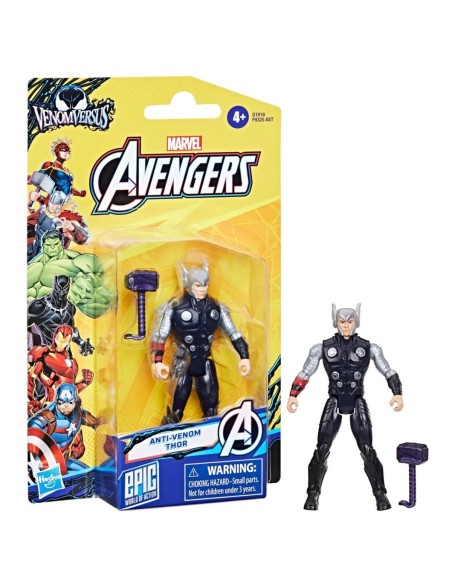 Marvel Avengers, VenomVersus, Epic World of Action, Figura de acción de Anti-Venom Thor