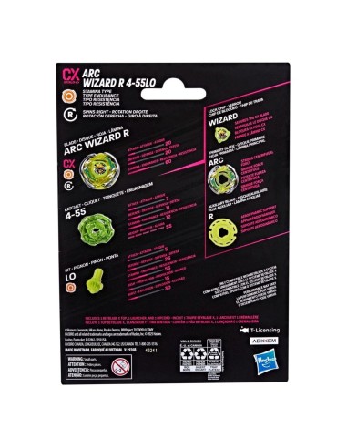 Beyblade X, Kit inicial Arc Wizard R 4-55LO CX