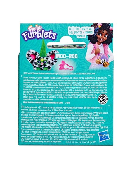 MINIAMIGO INTERACTIVO FURBY FURBLETS MOO-BOO
