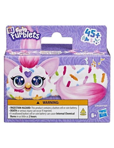 PELUCHE ELECTRÓNICO FURBY DJ FURBLETS BERRY-CUP-CAKE