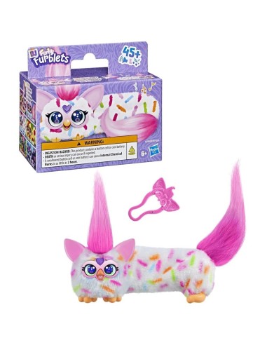 PELUCHE ELECTRÓNICO FURBY DJ FURBLETS BERRY-CUP-CAKE