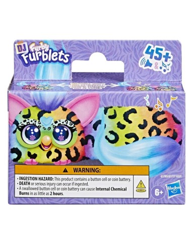 PELUCHE ELECTRÓNICO FURBY DJ FURBLETS RAIN-BOW-KAT
