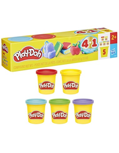 PLAY-DOH  SET VUELTA A CLASES  PACK DE 5