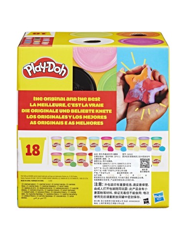 PLAY-DOH IMAGINE ANYTHING  PACK DE 18