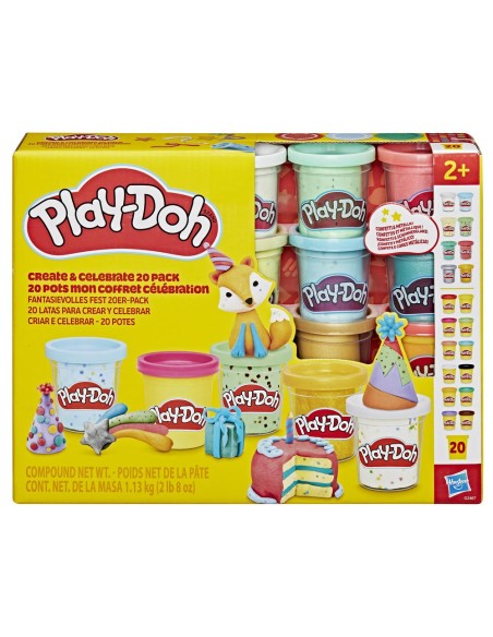 PLAY-DOH  20 LATAS PARA CREAR Y CELEBRAR