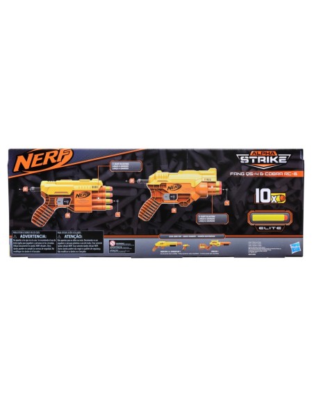 NERF ALPHA STRIKE - SURTIDO DE PACKS DE LANZADORES