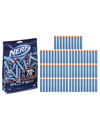 NERF ELITE 2.0 - SET DE 70 DARDOS DE REPUESTO