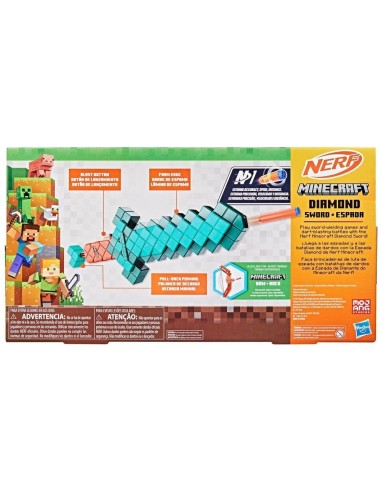 ESPADA NERF MINECRAFT