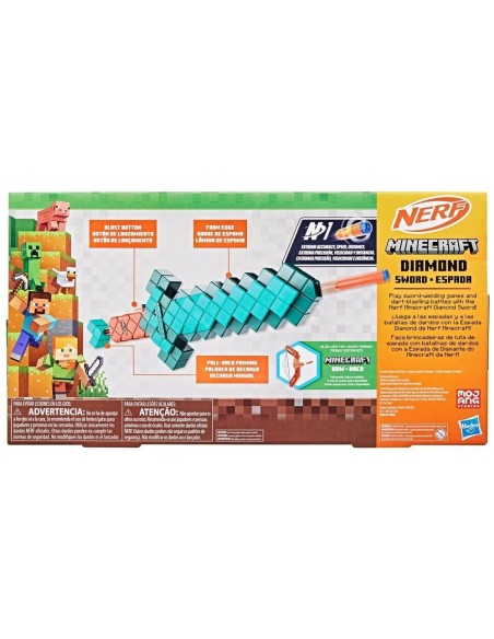 ESPADA NERF MINECRAFT