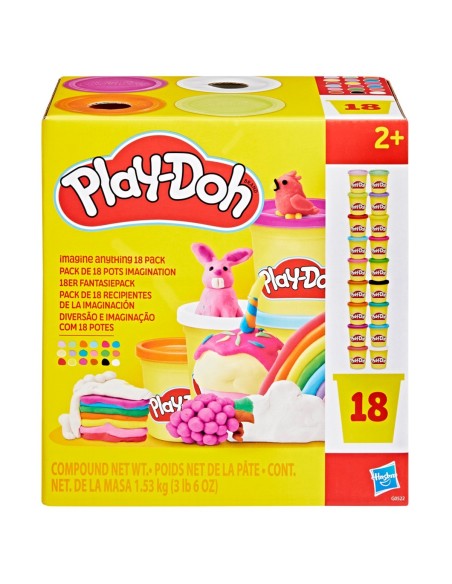 PLAY-DOH IMAGINE ANYTHING  PACK DE 18
