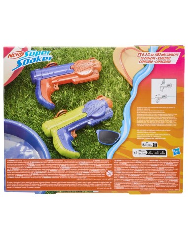 NERF SUPER SOAKER PIRANHA  PACK DOBLE
