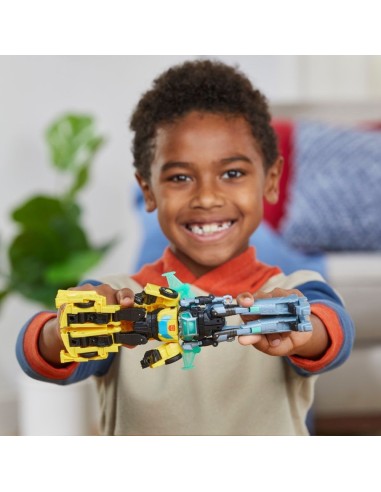 TRANSFORMERS EARTHSPARK CYBER-COMBINER - TERRAN BUMBLEBEE Y MO MALTO