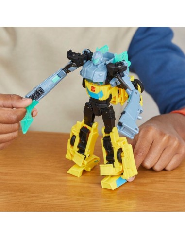 TRANSFORMERS EARTHSPARK CYBER-COMBINER - TERRAN BUMBLEBEE Y MO MALTO