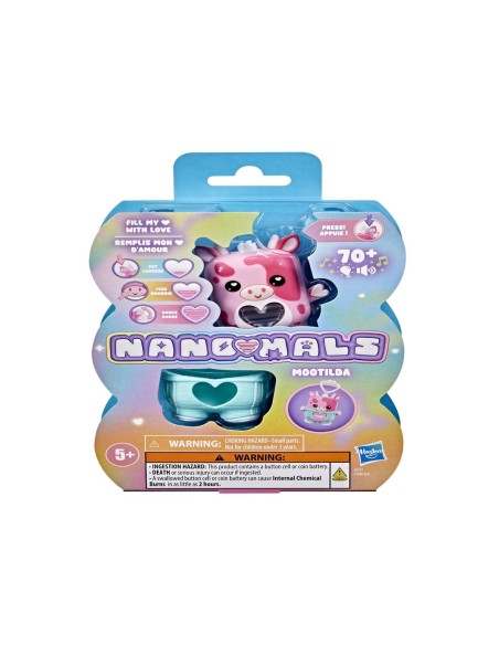 HASBRO NANO-MALS, MOOTILDA LA VACA ROSA