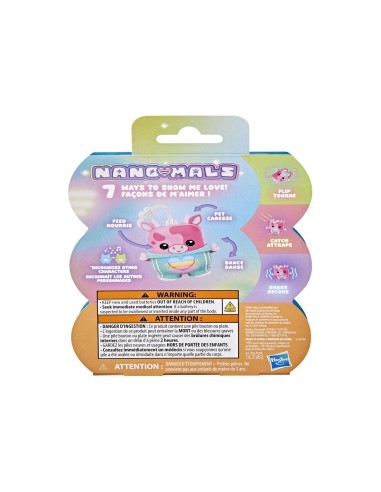 HASBRO NANO-MALS, MOOTILDA LA VACA ROSA