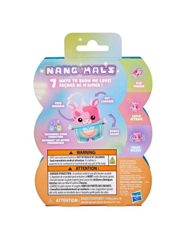 HASBRO NANO-MALS, MOOTILDA LA VACA ROSA