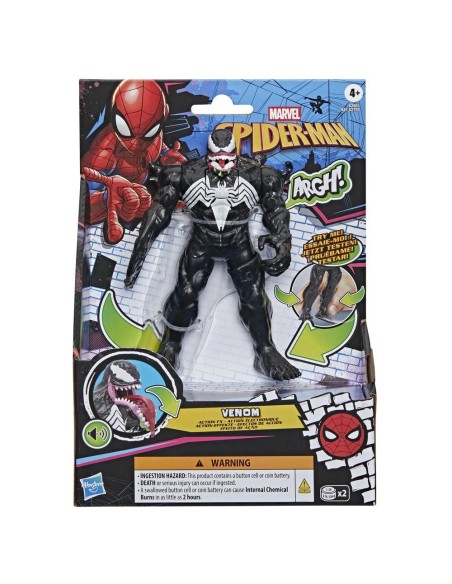 MARVEL SPIDER-MAN VENOM EFECTOS DE ACCIÓN