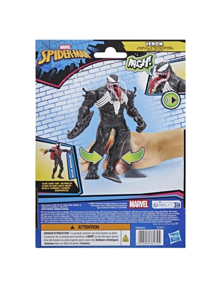 MARVEL SPIDER-MAN VENOM EFECTOS DE ACCIÓN