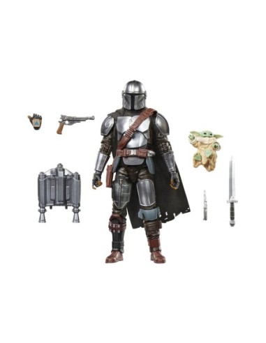 STAR WARS THE BLACK SERIES, EL MANDALORIANO Y GROGU