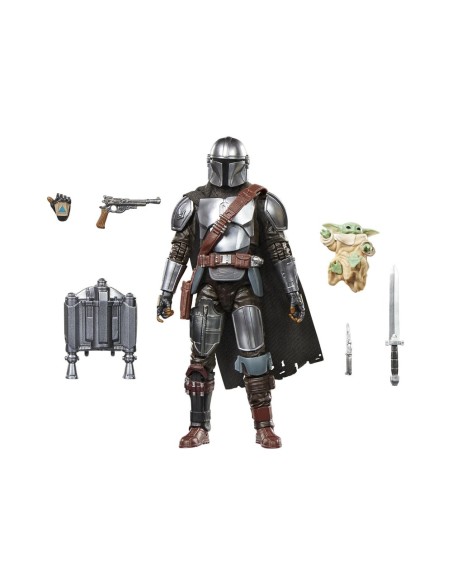 STAR WARS THE BLACK SERIES, EL MANDALORIANO Y GROGU