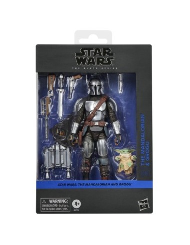 STAR WARS THE BLACK SERIES, EL MANDALORIANO Y GROGU