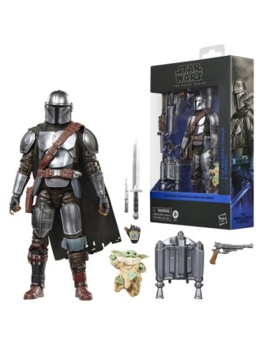 STAR WARS THE BLACK SERIES, EL MANDALORIANO Y GROGU