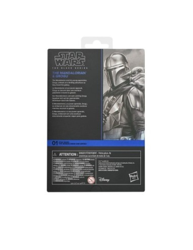 STAR WARS THE BLACK SERIES, EL MANDALORIANO Y GROGU