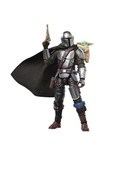 FIG STAR WARS VINTAGE MANDALORIAN & GROGU 9.5 CM