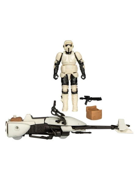 Figura de Acción Star Wars Epic World of Action Series Scout Trooper y Speeder Bike