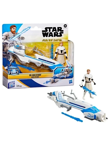 Set Star Wars Speeder Bike BARC Obi-Wan Kenobi