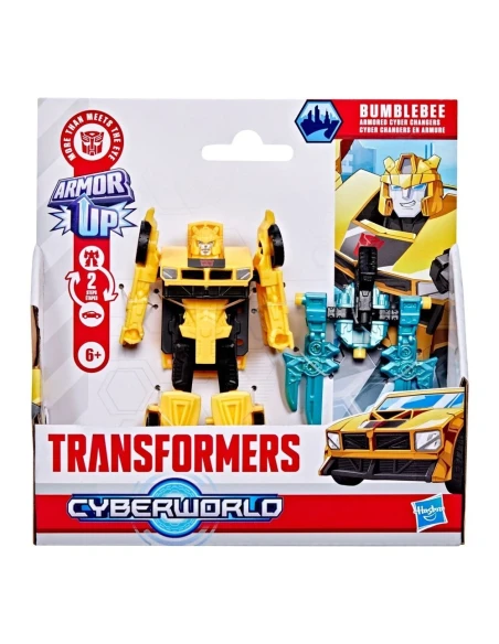 Fig Transformers CYBERWORLD Armored Cyber Changers Bumblebee