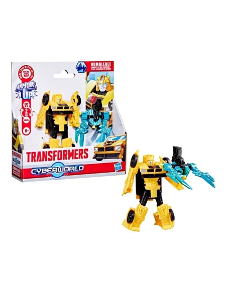 Fig Transformers CYBERWORLD Armored Cyber Changers Bumblebee